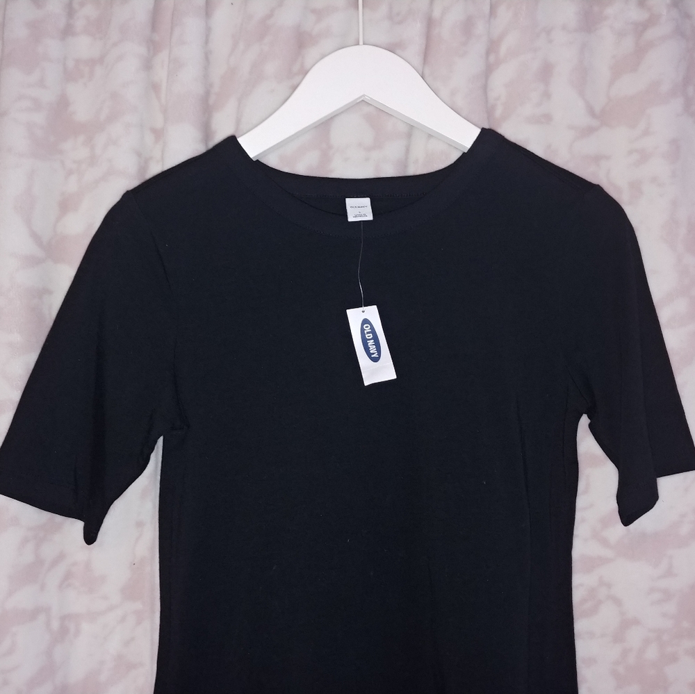 Old Navy Black Cotton Dress Size Small NWT